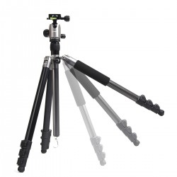 Trépied  TSK 408 aluminium 4 sections 5 couleurs