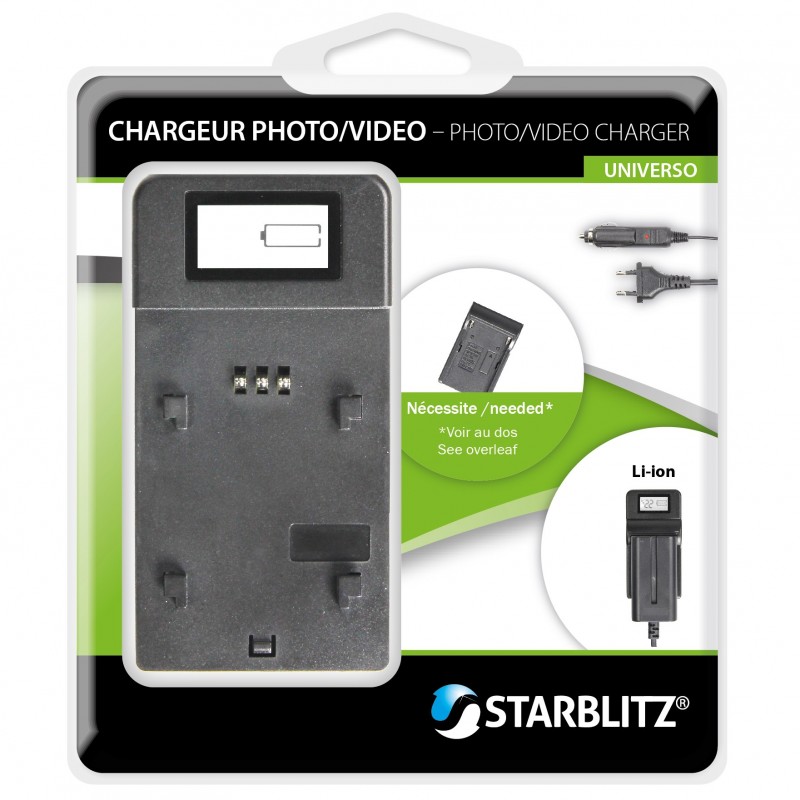Chargeur de batteries photo dédié fonctionnant avec des plaques Chargeur de batteries photo dédié fonctionnant avec des plaques