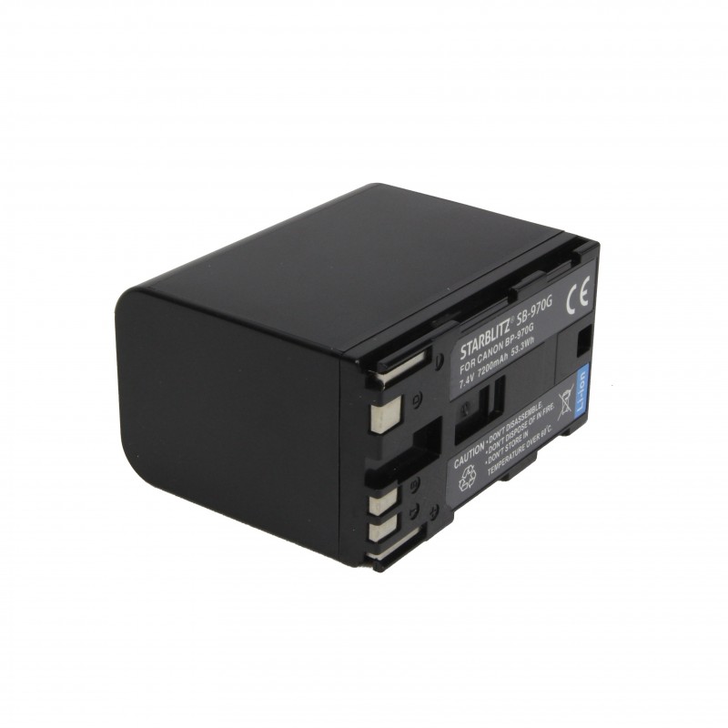 Bateria recargable de litio-ion equivalente Canon BP-970G 7.4v 7800 mAh Bateria recargable de litio-ion equivalente Canon BP-970G 7.4v 7800 mAh