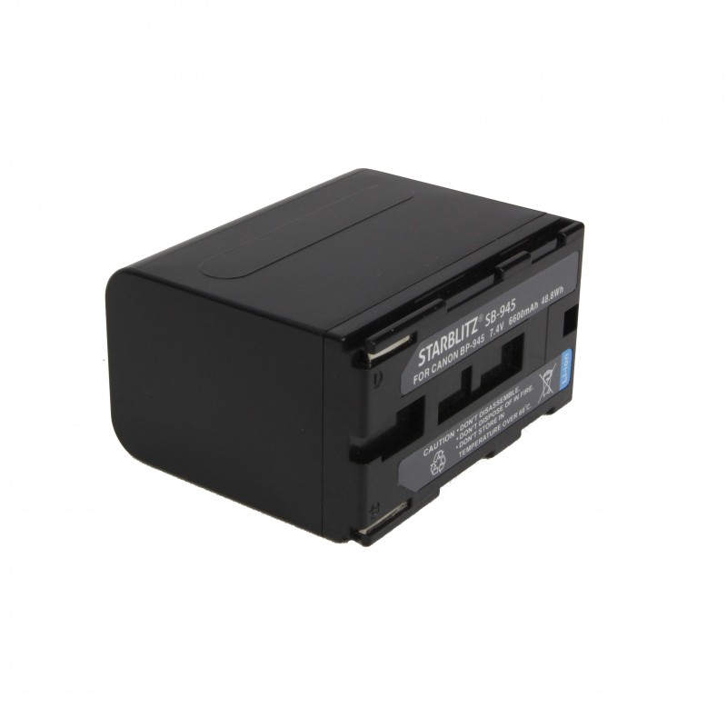 Bateria recarregável de iões de lítio compatível com Canon BP-945 Bateria recarregável de iões de lítio compatível com Canon BP-945