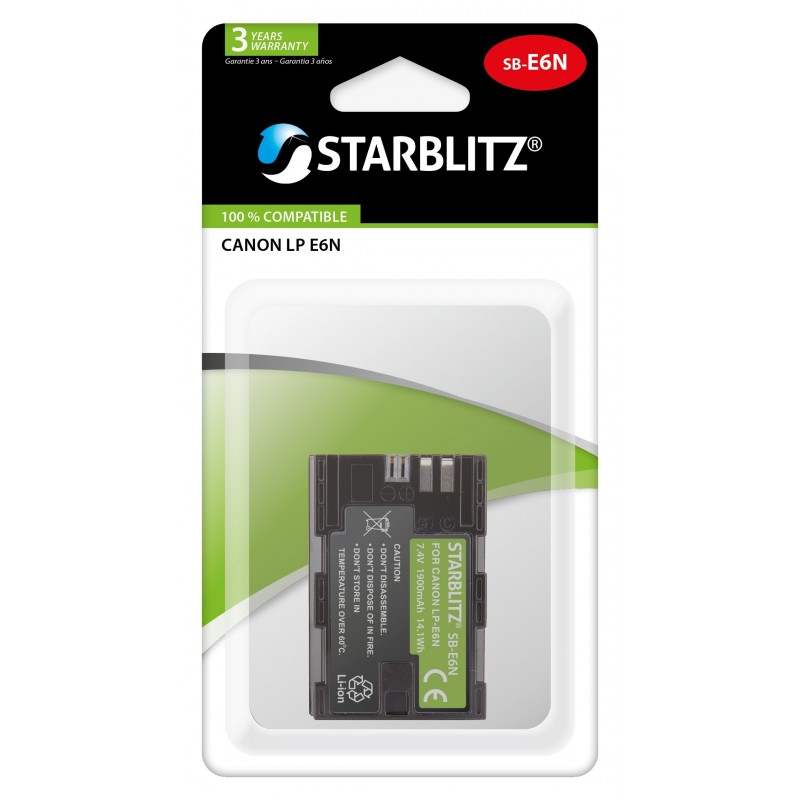 Batterie rechargeable compatible Canon LP-E6N Batterie rechargeable compatible Canon LP-E6N
