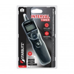 Comando/Disparador remoto com fio e intervalometro ALBA