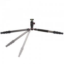 Kit Trépied Monopied Carbone 4 sections avec rotule TSC284B