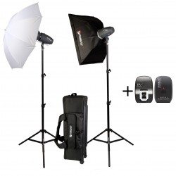 SHARK200KIT Studio Kit 2x 200 watts second