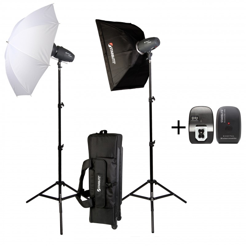 SHARK200KIT Studio Kit 2x 200 watts second SHARK200KIT Studio Kit 2x 200 watts second