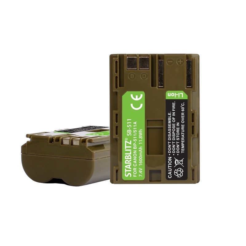 Compatible Canon BP 511 Batterie rechargeable Lithium-ion