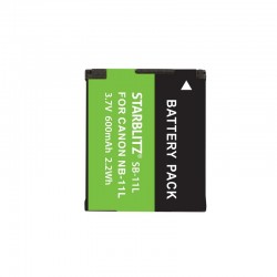 Bateria recarregável de iões de lítio compatível com Canon NB 11L 3.7v 600 mAh