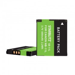 Compatible Canon NB 11L 3.7v Batterie rechargeable Lithium-ion