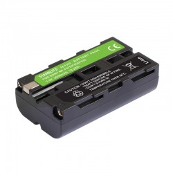 Batterie vidéo rechargeable compatible Sony NP F550 Lithium ion