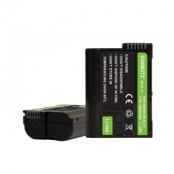 Rechargeable Lithium-ion Battery to replace Nikon EN-EL15 1600mAh