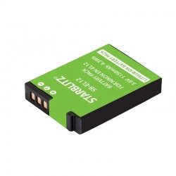 Bateria recarregável de iões de lítio compatível com Nikon EN-EL12 3.6v 1000mAh