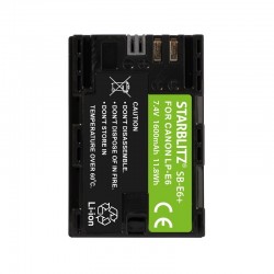Bateria recarregável de iões de lítio compatível com Canon LP E6 7.4v 1800mAh