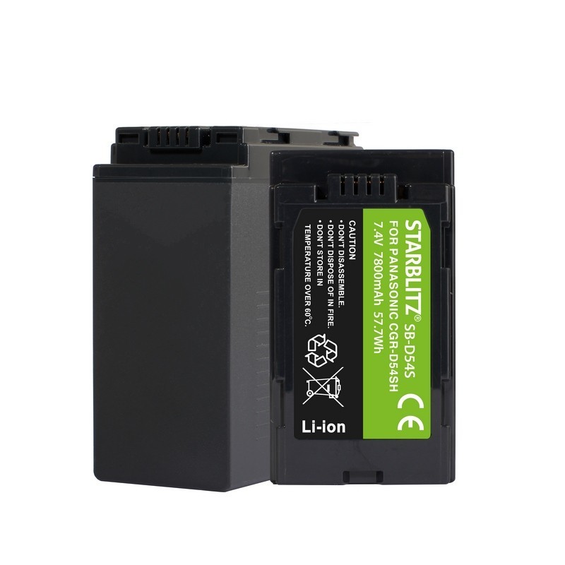 Batterie rechargeable compatible Panasonic CGR-D54SH Lithium-ion Batterie rechargeable compatible Panasonic CGR-D54SH Lithium-ion