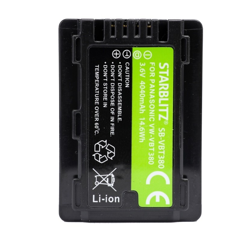 Batterie rechargeable compatible Panasonic VW-VBT380 Batterie rechargeable compatible Panasonic VW-VBT380