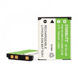 Rechargeable Lithium-ion Battery to replace Olympus LI 40B 42B 3.7v 740mAh