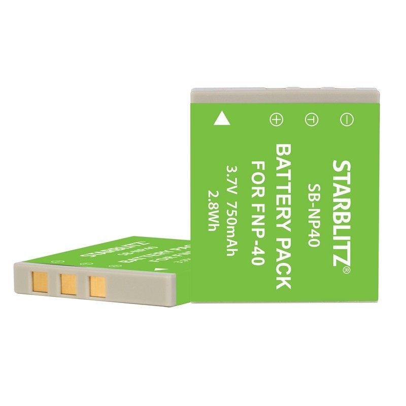Rechargeable Lithium-ion Battery to replace Fujifilm NP40 Rechargeable Lithium-ion Battery to replace Fujifilm NP40