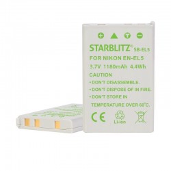Compatible Nikon EN-EL5 Batterie rechargeable Lithium-ion