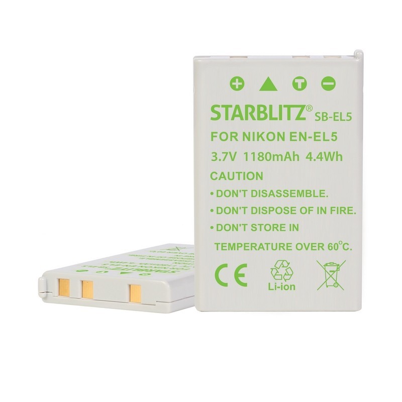 Compatible Nikon EN-EL5 Batterie rechargeable Lithium-ion Compatible Nikon EN-EL5 Batterie rechargeable Lithium-ion