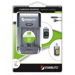 Cargador Adaptador Universal con indicador de carga Starblitz SCH20 