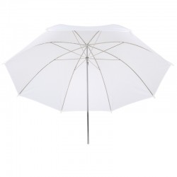 Parapluie blanc translucide diffuseur lumière 90cm SUMB90W