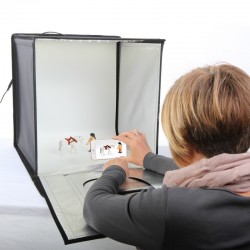 Cube de prise de vues dim. 40cm3 avec 440 LED