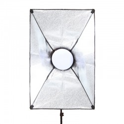 Kit lumière continue 2 torches LED, 2 trépieds, un sac de transport