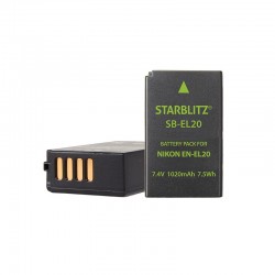 Rechargeable Lithium-ion Battery to replace Nikon EN EL20 3.7v 1020mAh