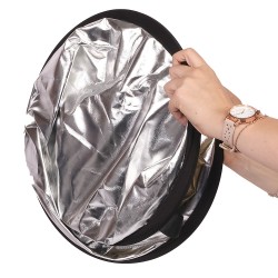 Reflector panel diam. 107 cm Silver and Gold