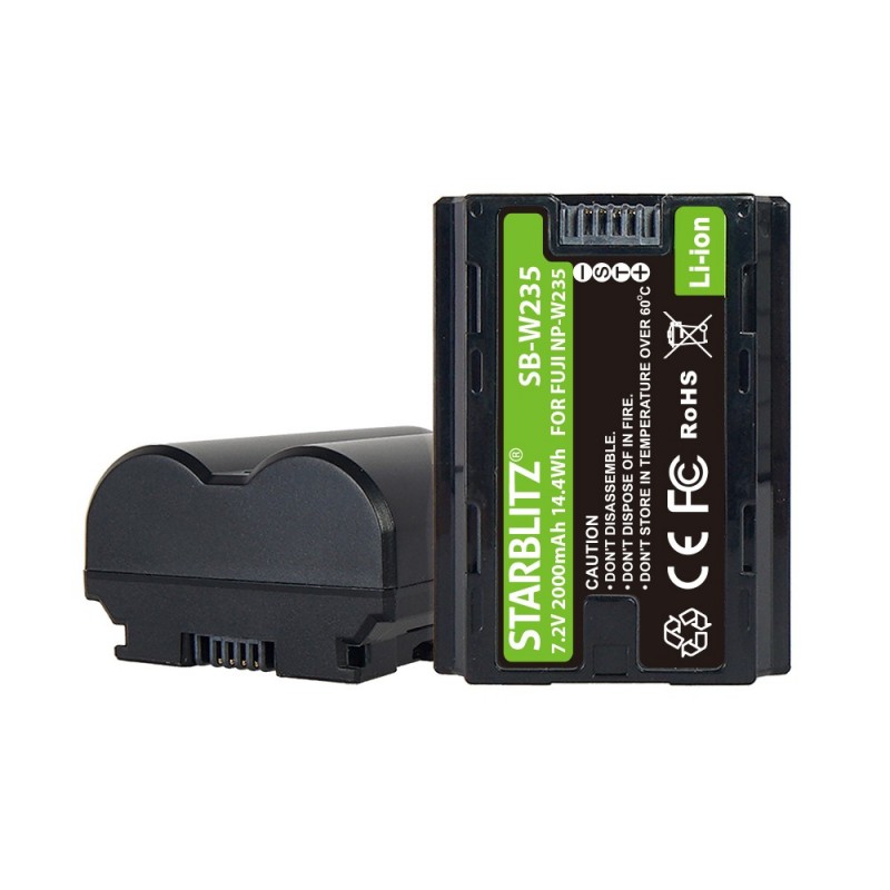 Batterie compatible Fujifilm NP-W235 pour X-T4 Batterie compatible Fujifilm NP-W235 pour X-T4