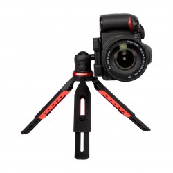 Mini Trépied pour appareils photo et smartphones 5 positions Pan 360 Tilt -90 degrés