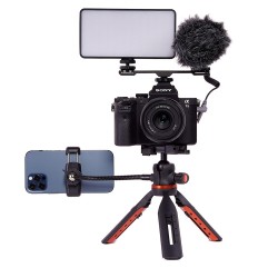 Mini Trépied pour appareils photo et smartphones 5 positions Pan 360 Tilt -90 degrés