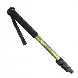 4-sections aluminium black monopod