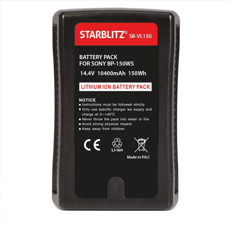 Batterie compatible V-Mount Sony BP-150W Batterie compatible V-Mount Sony BP-150W