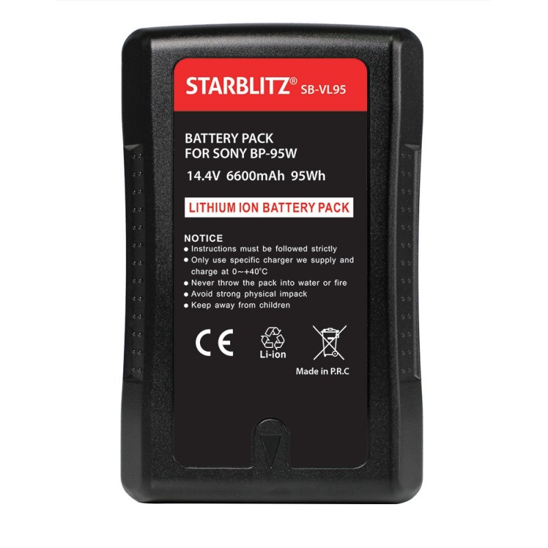 SB-VL95 Batterie Monture V avec sortie USB et D-TAP 95Wh SB-VL95 Batterie Monture V avec sortie USB et D-TAP 95Wh
