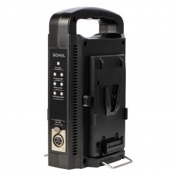 Chargeur double de batteries V-Mount avec sortie DC