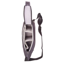 Grey shoulder bag for hybrids ABERDEEN30