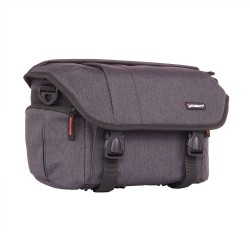 Sac à bandoulière gris chiné avec insert pour hybrides ABERDEEN20
