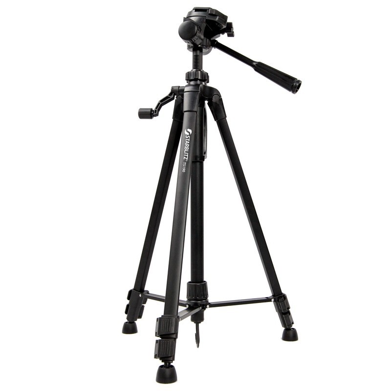 Starblitz TS190 Aluminum Tripod 3 sections with 3-way pan-tilt head Starblitz TS190 Aluminum Tripod 3 sections with 3-way pan-tilt head
