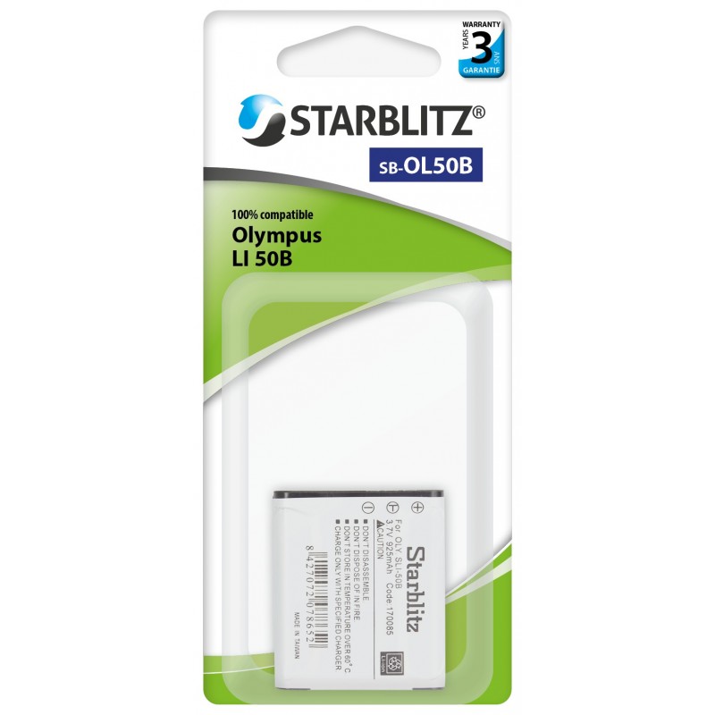 Compatible Olympus LI 50B Batterie rechargeable Lithium-ion Compatible Olympus LI 50B Batterie rechargeable Lithium-ion
