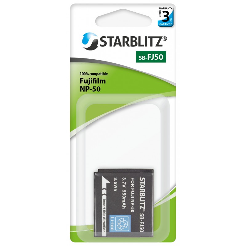 Bateria recarregável de iões de lítio compatível com Fujifilm NP 50 3.7v 1000mAh Bateria recarregável de iões de lítio compatível com Fujifilm NP 50 3.7v 1000mAh